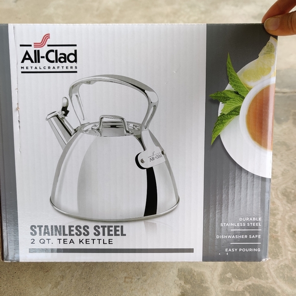 All-Clad Stainless Steel Tea Kettle - Picture 1 of 8
